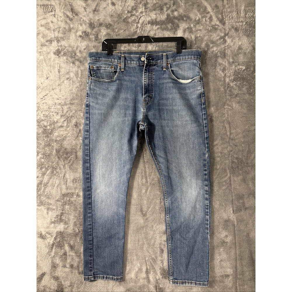 Levis 512 Slim Taper Jeans Mens 36x30 Medium Wash Blue Denim Pants